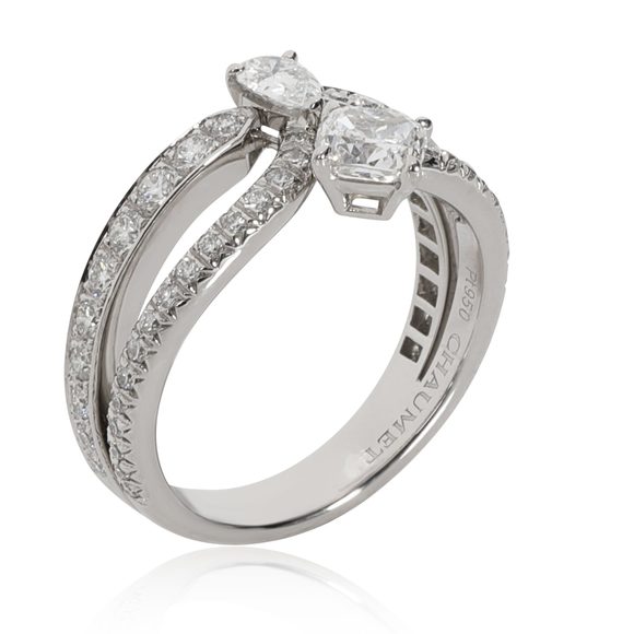 Chaumet Josephine Eclat Floral Diamond Ring in Platinum D VVS2 1.40 CTW - Picture 3 of 4